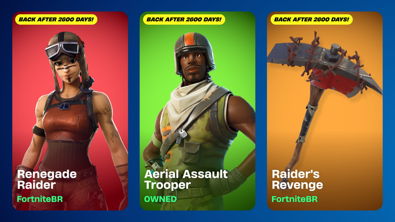 Подтверждено: весь сезон 1 магазин косметики возвращается в Fortnite сегодня вечером