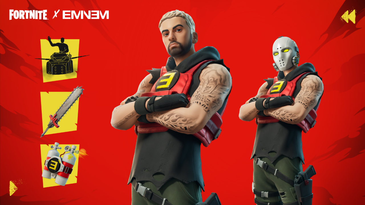 Изображение для Fortnite x Eminem: новый наряд-перезарядка для мальчика в стиле рэп уже в продаже