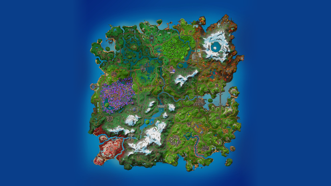 Изображение для Утечка карты Fortnite Глава 6