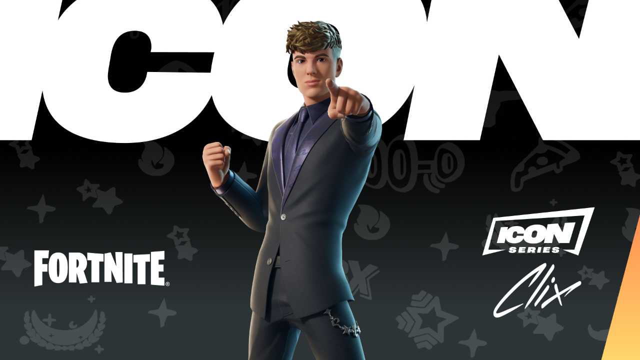 Изображение для Clix присоединяется к серии значков Fortnite