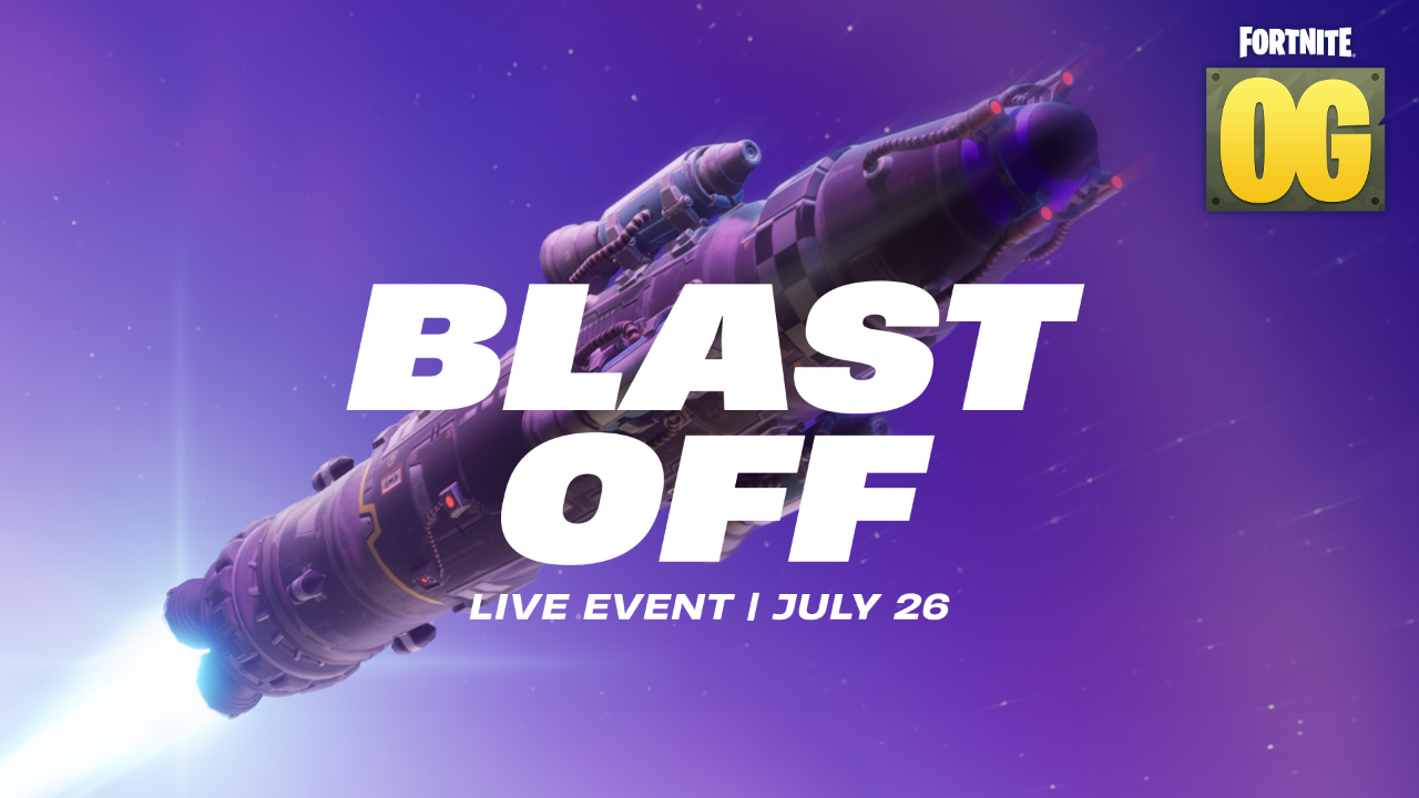 Изображение для Объявлено событие Fortnite OG: Blast Off Live