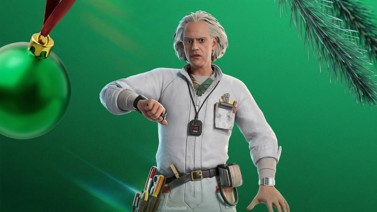 Изображение для Fortnite x Назад в будущее: Doc Brown уже доступен